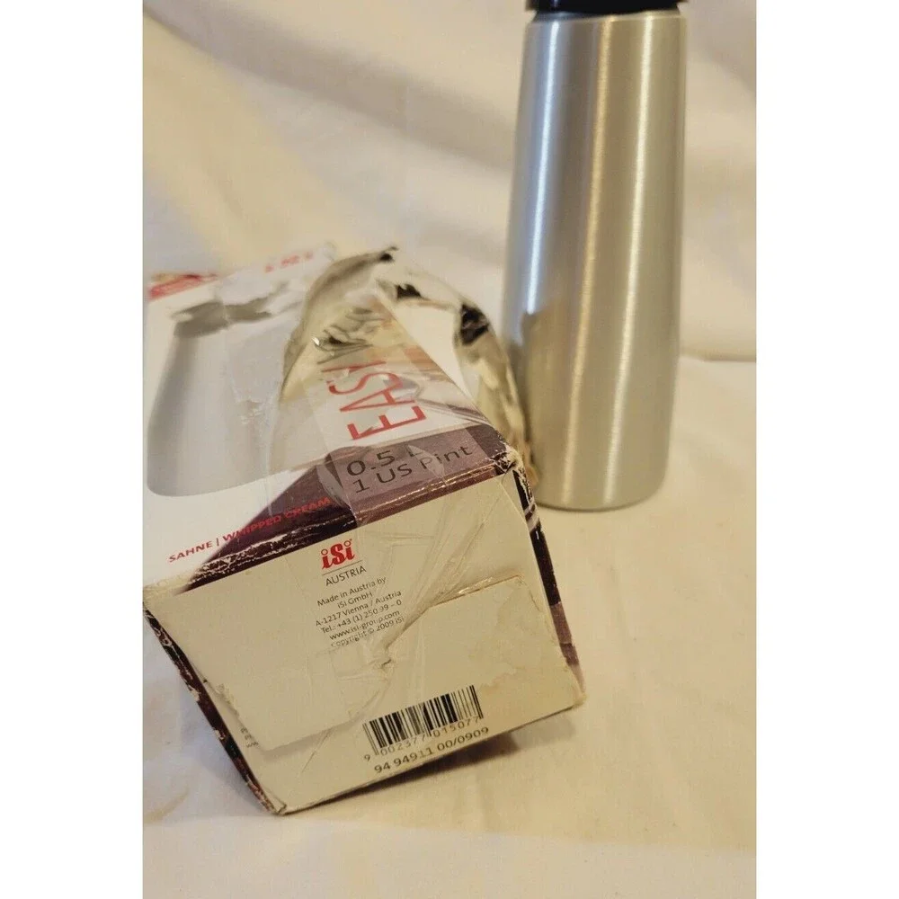 iSi Whipper Lot [2] - Whip Cream/Food Whipper Stainless Steel 1 Pint/0.5L